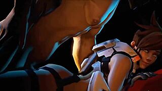 Overwatch 3D Porn Teases with Wild Fucking Game Action.