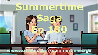 In summertime saga episode 180, the cartoon characters continue their adventures in the game.