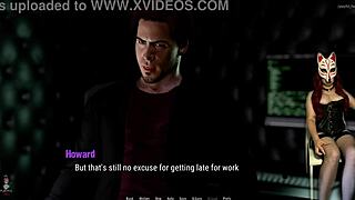 Milf In Hentai Game Receives Rough Blowjob And Sex With Natural Tits Exposed