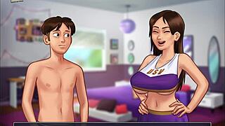 In summertime saga episode 180, the cartoon characters continue their adventures in the game.