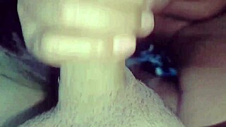 Damn, she's so wet riding her boyfriend's cock in closeup amateur action!