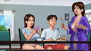 In summertime saga episode 180, the cartoon characters continue their adventures in the game.