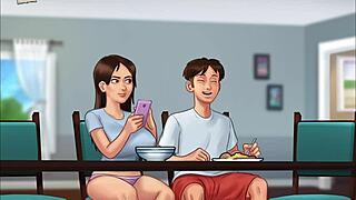 In summertime saga episode 180, the cartoon characters continue their adventures in the game.