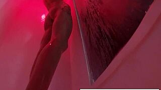 Kendra Cole Showers Skinny Body Masturbating