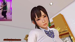 Is this VR girlfriend ready for some intimate fun with you?