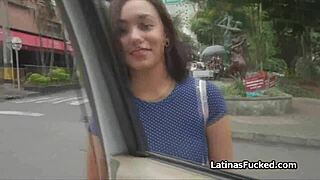 Cute Latina amateur nails hardcore fuck casting with big cock