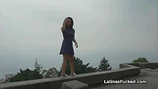 Cute Latina amateur nails hardcore fuck casting with big cock