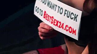 Desi Wife's BIG BOOBS Bounce in Hotel SEX with Hindi Audio!