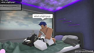 pet rough anal sex with furry riding