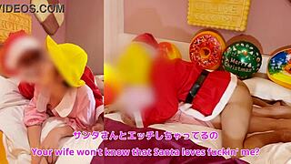 Naughty Christmas Creampie In Small Pussy With Santa