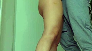 Rough Anal Against Wall Without Lube