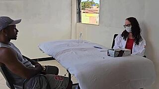 I exploded with lust on my client’s small cock! 😜