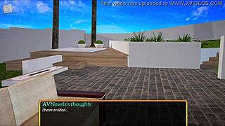 in my new family, the redhead teen interacts with cartoon amateurs