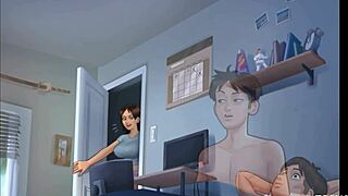 Summertime Saga Model Rides Stepbro Face on Live