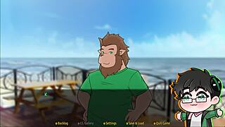 Looking Respectfully: Yaoi Christmas Game Demo with Furry Anime Action