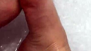 Hungarian Amateur Removes Nylon Stockings and Enjoys Shower Footjob