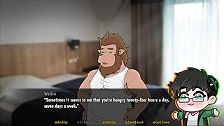 Looking Respectfully: Yaoi Christmas Game Demo with Furry Anime Action