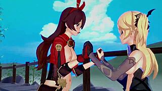 Genshin Impact Archer Girls in Uncensored 3D Hentai 4K 60FPS