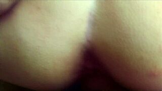 My girlfriend's ass hole begs for penetration on the squeaky bed, so tempting.