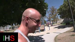 Sexy tall girl rides huge cock, squirting and licking cum