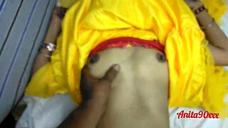 Ever Seen Indian Bhabhi in Yellow Salwar Get Fingered and Fucked Hard?