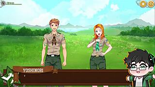 yoshinori's pent up sex drive with camp buddy scoutmaster.