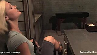 Blonde, Are You Crazy Fucking a Machine in Your Office? That Vibrator Action Is Insane at Work!