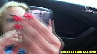 Wow! Hitchhiking Czech babe gets wild rebound sex!