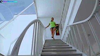 russian babe henessy takes pov blowjob and anal