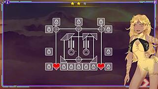 playing milf hunter 2, this anime milf is riding hard 😏