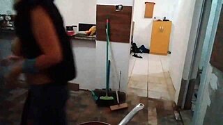 stella the cook shows her big tits in full red lingerie 😍