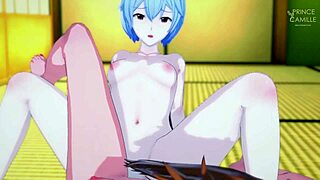 asuka and rei sync their juicy pussies in hentai 😍