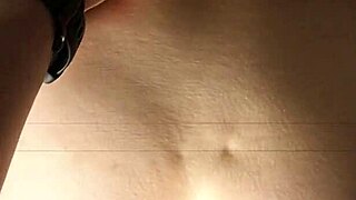 Watch this perfect ass girl get cum in her tight asshole