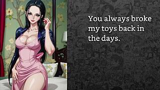 Faygrey, Nico Robin, and Ulti guide your good boy training with intense femdom.