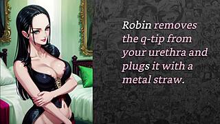 Faygrey, Nico Robin, and Ulti guide your good boy training with intense femdom.