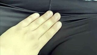 A hot fuck with my school friend in leggings 😘