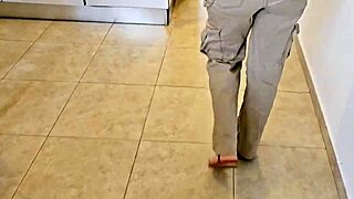 My neighbor sneaks over for a hot cowgirl ride in my apartment.