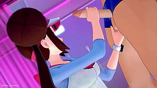 Mei Rosa Trains for Adult Sex on Bed in Uncensored 3D Parody