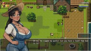 Sexy Farmer Exposes Huge Boobs And Pussy In Lost Lagoon Ep 5