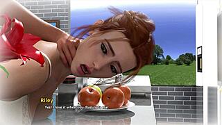 College kings - karthik fucks riley in his dream with blowjob and footjob