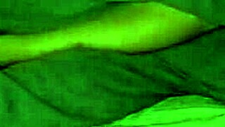 Does this blonde teen with big tits orgasm from fingering on a cold night?