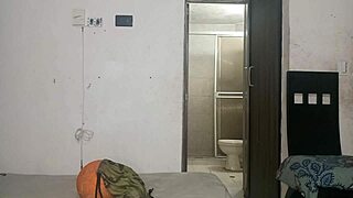 The beautiful latina watches her stepbrother bathing, leading to intense sex.