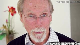 Cute Teen Gets Spanked Hard by Horny Grandpa! Watch Now!