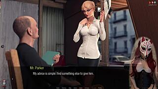 In Jessica Oneil's Hard News ep 20, a nasty old dude gropes her big tits outdoors.