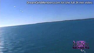 Naked Parasailing Adventure with Three Hot Spring Break Babes