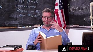 Devils Film: Naughty Student Katie Kush Seduces Teacher for Top Grades