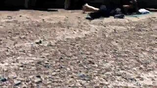 i feel that bbc slamming my pussy on the beach