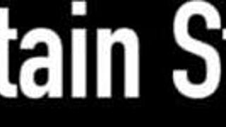 Sunny Lane stands tall while pleasuring herself