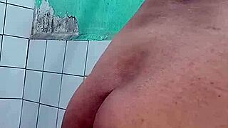 In the morning, relaxing by stimulating my ass