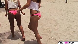 a summer day turns wild with horny teen babes at a party